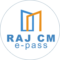 RAJ CM e-pass logo